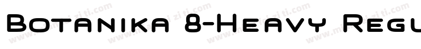 Botanika 8-Heavy Regular字体转换